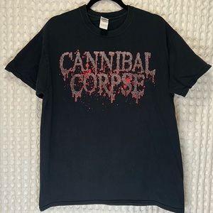 Cannibal Corpse Band T Shirt Large